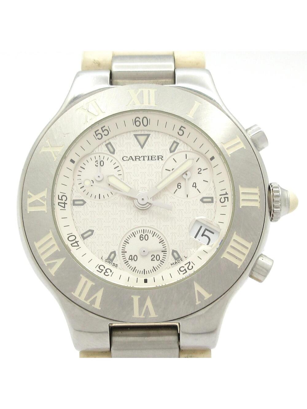Cartier Must 21 Chronoscuff Lm #360649C17B